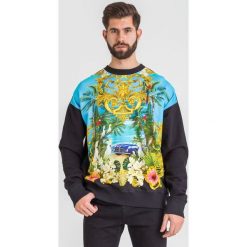 BLUZA VERSACE JEANS COUTURE. Czarne bluzy męskie Versace Jeans Couture, xxl, bez wzorów, z jeansu, bez kołnierzyka, bez rękawów, bez kaptura. Za 1219,00 zł.