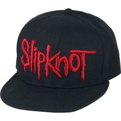 Slipknot Logo Czapka Snapback czarny. Czarne czapki z daszkiem damskie marki Slipknot, z tworzywa sztucznego. Za 121,90 zł.