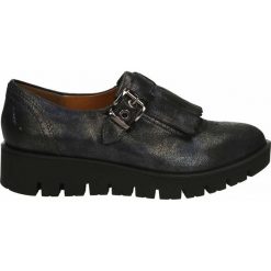 Mokasyny - 4040 BLU-NERO. Żółte mokasyny damskie marki Venezia, ze skóry. Za 169,00 zł.