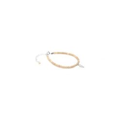 Bransoletka Kamień Słoneczny skrzydło srebro. Brązowe bransoletki damskie Brazi druse jewelry, srebrne. Za 180,00 zł.