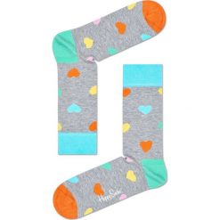 Happy Socks - Skarpetki Heart. Szare skarpetki damskie marki Happy Socks, z elastanu. W wyprzedaży za 29,90 zł.