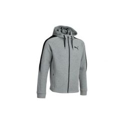 Bluza dresowa z kapturem na zamek Gym & Pilates męska. Czarne bluzy męskie Puma, xl, bez wzorów, z bawełny, sportowe, z kapturem, bez rękawów, z kapturem. Za 269,99 zł.
