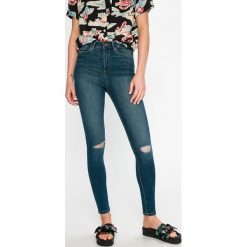Vero Moda - Jeansy Sophia. Niebieskie rurki damskie Vero Moda, z podwyższonym stanem. W wyprzedaży za 79,90 zł.