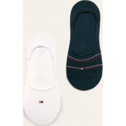 Tommy Hilfiger - Stopki (2-pack). Pomarańczowe skarpetki damskie TOMMY HILFIGER, bez wzorów, z elastanu. Za 49,90 zł.