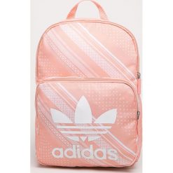 Adidas Originals - Plecak. Różowe plecaki damskie adidas Originals, z nadrukiem, z poliesteru. W wyprzedaży za 99,90 zł.