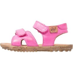 Naturino SUN Sandały fuxia. Czerwone sandały chłopięce marki Naturino, z materiału, z otwartym noskiem. W wyprzedaży za 179,40 zł.