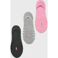 Polo Ralph Lauren - Skarpetki (3-pack). Różowe skarpetki damskie Polo Ralph Lauren, bez wzorów. Za 59,90 zł.