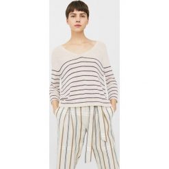 Mango - Sweter. Szare bez kategorii marki Mango, m, z dzianiny. W wyprzedaży za 44,90 zł.