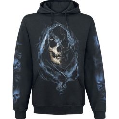 Bluzy męskie: Spiral Ghost Reaper Bluza z kapturem czarny
