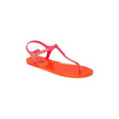 Sandały Love Moschino JA16381G0KJN160A. Różowe sandały damskie Love Moschino, bez wzorów, bez obcasa, bez zapięcia. W wyprzedaży za 349,30 zł.