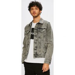 Selected - Kurtka. Szare płaszcze męskie marki Selected, xl, bez wzorów, z bawełny, krótkie, bez kaptura. W wyprzedaży za 259,90 zł.