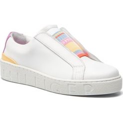 Sneakersy TOMMY HILFIGER - Elastic Dress Sneaker FW0FW03859 White 100. Półbuty damskie TOMMY HILFIGER. W wyprzedaży za 319,00 zł.