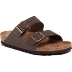 Klapki BIRKENSTOCK - Arizona Bs 1018171 Saddle Matt Brown. Pomarańczowe klapki męskie Birkenstock, ze skóry ekologicznej, bez zapięcia. Za 289,00 zł.