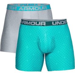 Under Armour Orginal 6'' Boxerjock 2 Pack 1299994-716. Niebieskie bokserki męskie Under Armour, bez wzorów, z elastanu. W wyprzedaży za 119,99 zł.