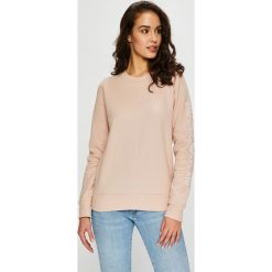 Emporio Armani - Bluza. Różowe bluzy damskie z nadrukiem marki Emporio Armani, s, z elastanu, bez kaptura. W wyprzedaży za 319,90 zł.