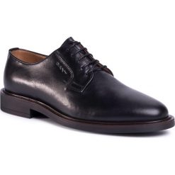 Półbuty GANT - St Akron 20631469 Black G00. Czarne buty wizytowe męskie GANT, bez wzorów, ze skóry, eleganckie, bez zapięcia. Za 549,00 zł.