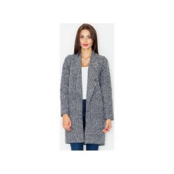 Płaszcz M531 Melanż. Szare płaszcze damskie FIGL, xl, bez wzorów, z wiskozy. Za 249,00 zł.