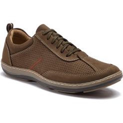 Półbuty LASOCKI FOR MEN - MI20-QUENTIN-08 Khaki. Pomarańczowe półbuty męskie Lasocki For Men, na co dzień, bez wzorów, ze skóry, bez zapięcia. Za 179,99 zł.