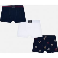 Mayoral - Bokserki dziecięce 92-166 cm (3-pack). Fioletowe majtki chłopięce Mayoral, bez wzorów, z elastanu. Za 78,90 zł.