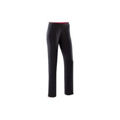 Spodnie do tańca nowoczesnego damskie. Czarne spodnie damskie do fitnessu marki DOMYOS, m, z elastanu. Za 49,99 zł.