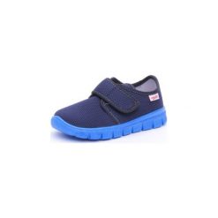 Superfit Boys Kapcie Bobby ocean kombi - niebieski - Gr.Moda (2 - 6 lat). Niebieskie buciki niemowlęce chłopięce marki Superfit, z bawełny. Za 109,00 zł.