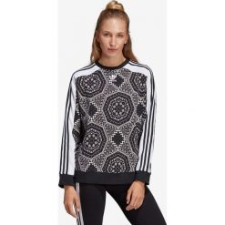 Adidas Originals Bluza Czarny Biały. Czarne bluzy damskie adidas Originals, s, bez wzorów, z bawełny, bez rękawów, bez kaptura. Za 309,95 zł.
