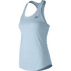 Koszulka New Balance Accelerate Tank V2 Air W Stalowo-Niebieska. Szare bluzki damskie New Balance, s, bez wzorów, bez kołnierzyka, bez rękawów. Za 69,99 zł.