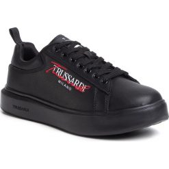Sneakersy TRUSSARDI JEANS - 77A00279 K299. Czarne sneakersy męskie Trussardi Jeans, bez zapięcia. Za 629,00 zł.
