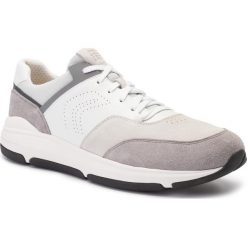 Sneakersy GEOX - U Niley A U926LA 04322 C1398 White/Stone. Szare sneakersy męskie Geox, na co dzień, bez wzorów, ze skóry, eleganckie, bez zapięcia. W wyprzedaży za 249,00 zł.