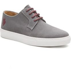 Sneakersy U.S. POLO ASSN. - Bilbao JOHN4149S9/S1 Grey. Szare sneakersy męskie U.S. Polo Assn., na co dzień, bez wzorów, z zamszu, bez zapięcia. W wyprzedaży za 299,00 zł.