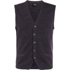 BOSS CASUAL ARGOY Kamizelka black. Czarne marynarki męskie BOSS Casual, m, bez wzorów, z bawełny, casualowe. W wyprzedaży za 408,85 zł.
