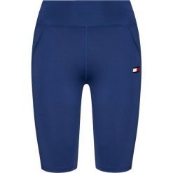 Szorty sportowe Tommy Sport Knit Long Lbr S10S100462. Niebieskie spodnie damskie Tommy Sport, s, bez wzorów, sportowe. Za 179,00 zł.