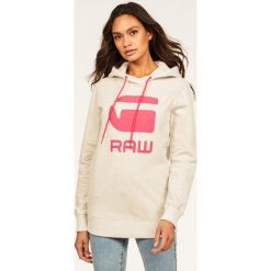 Bluza G-Star Raw Boyfriend Diamond Line Graphic Hooded D16236-A613-971. Szare bluzy damskie G-Star RAW, xs, bez wzorów, z bawełny, bez rękawów, bez kaptura. W wyprzedaży za 289,00 zł.