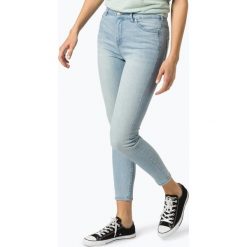 Review - Jeansy damskie, niebieski. Niebieskie jeansy damskie Review, bez wzorów, z jeansu, z podwyższonym stanem. Za 179,95 zł.