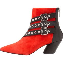 Botki damskie: Shellys London FREELY Botki kowbojki i motocyklowe red