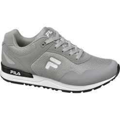 Sneakersy męskie Fila popielate. Szare sneakersy męskie Fila, bez zapięcia. Za 179,90 zł.