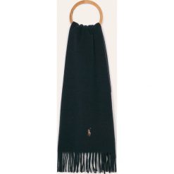 Polo Ralph Lauren - Szalik. Niebieskie szaliki męskie z wełny. W wyprzedaży za 239,90 zł.
