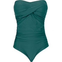 Kostium kąpielowy shape bonprix szmaragdowy. Zielone stroje kąpielowe damskie marki bonprix, bez wzorów. Za 119,99 zł.