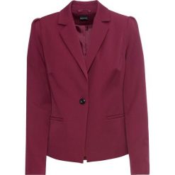 Żakiet bonprix magenta. Fioletowe żakiety damskie bonprix, bez wzorów. Za 149,99 zł.