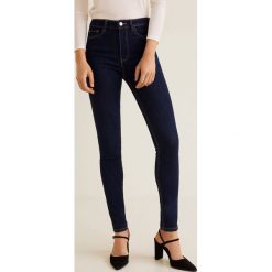 Mango - Jeansy Soho. Niebieskie jeansy damskie skinny marki Mango, z elastanu, z podwyższonym stanem. Za 139,90 zł.