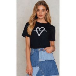 T-shirty damskie: Cheap Monday T-shirt Breeze Love Logo – Black,Multicolor
