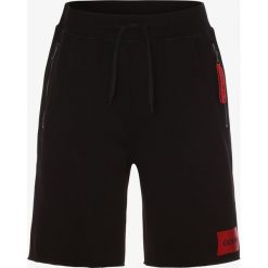 HUGO - Spodenki męskie – Dactus, czarny. Czarne spodenki sportowe męskie HUGO, m, z aplikacjami, z bawełny, sportowe. Za 399,95 zł.