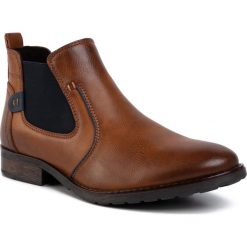 Sztyblety LANETTI - MBS-MELOS-08 Brown. Pomarańczowe sztyblety męskie Lanetti, ze skóry ekologicznej, bez zapięcia. Za 119,99 zł.