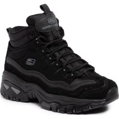 Sneakersy SKECHERS - Cool Rider 48599/BBK Black. Czarne półbuty damskie Skechers, na co dzień, bez wzorów, z zamszu, bez obcasa, na płaskiej podeszwie, bez zapięcia. W wyprzedaży za 239,00 zł.