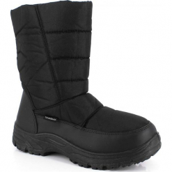 Kozaki zimowe "Evan" w kolorze czarnym. Czarne buty zimowe męskie marki Kimberfeel, na zimę, z materiału. W wyprzedaży za 136,95 zł.