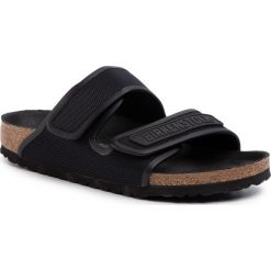 Klapki BIRKENSTOCK - Delft 1013245 Black. Czarne klapki damskie Birkenstock, bez wzorów, ze skóry ekologicznej, bez obcasa. Za 439,00 zł.