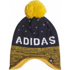 DZIECIĘCA CZAPKA ADIDAS PERUVIAN (NIEMOWLĘTA). Niebieskie czapeczki niemowlęce Adidas, bez wzorów, z dzianiny. Za 59,99 zł.