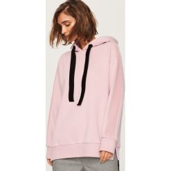 Bluza z kapturem - Różowy. Czerwone bluzy rozpinane damskie Reserved, l, z kapturem. Za 79,99 zł.