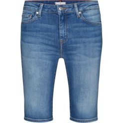 Szorty jeansowe TOMMY HILFIGER Venice WW0WW27838. Niebieskie szorty damskie TOMMY HILFIGER, bez wzorów, z elastanu. W wyprzedaży za 269,00 zł.