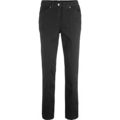 Spodnie shape z twillu bonprix czarny. Czarne spodnie damskie bonprix. Za 89,99 zł.